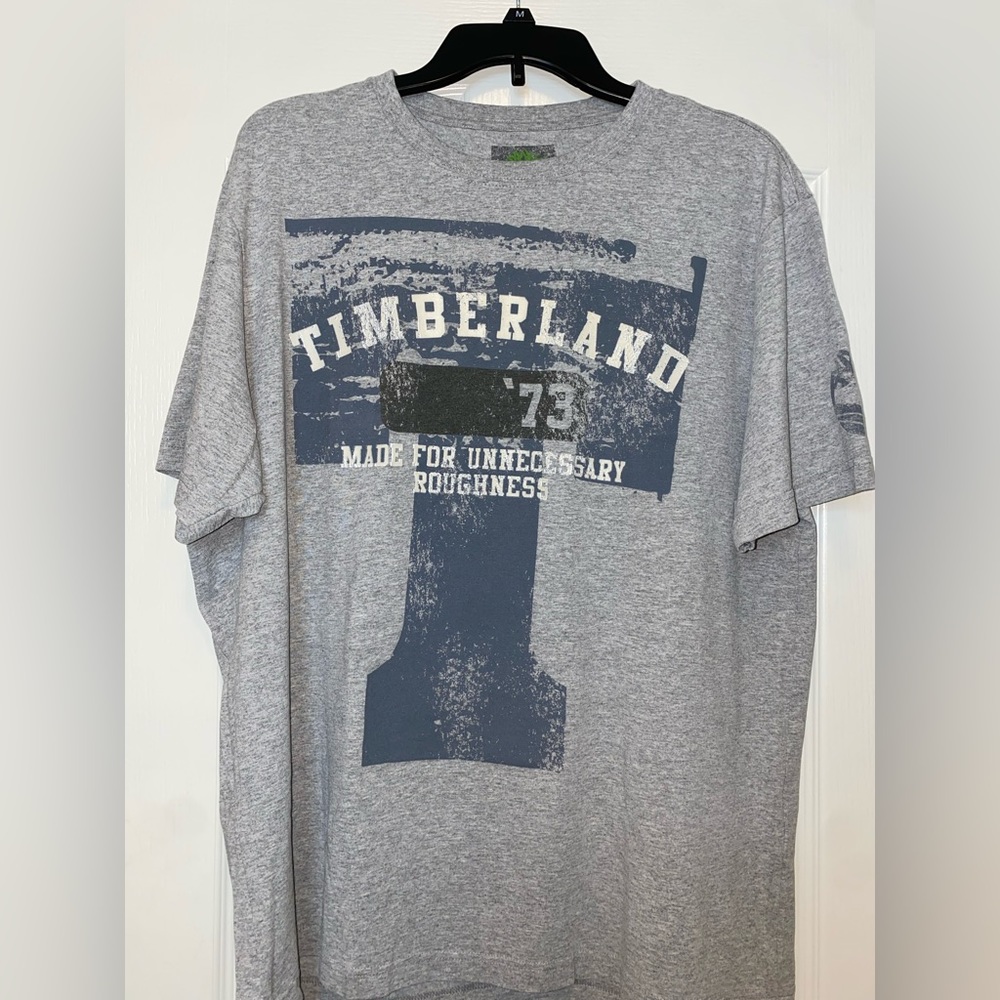 Gray, Medium, Timberland short sleeve shirt.
